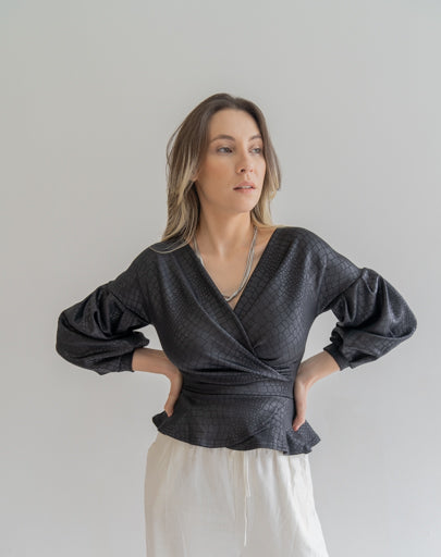 Twisted Rope Necklace - Stainless Steel .